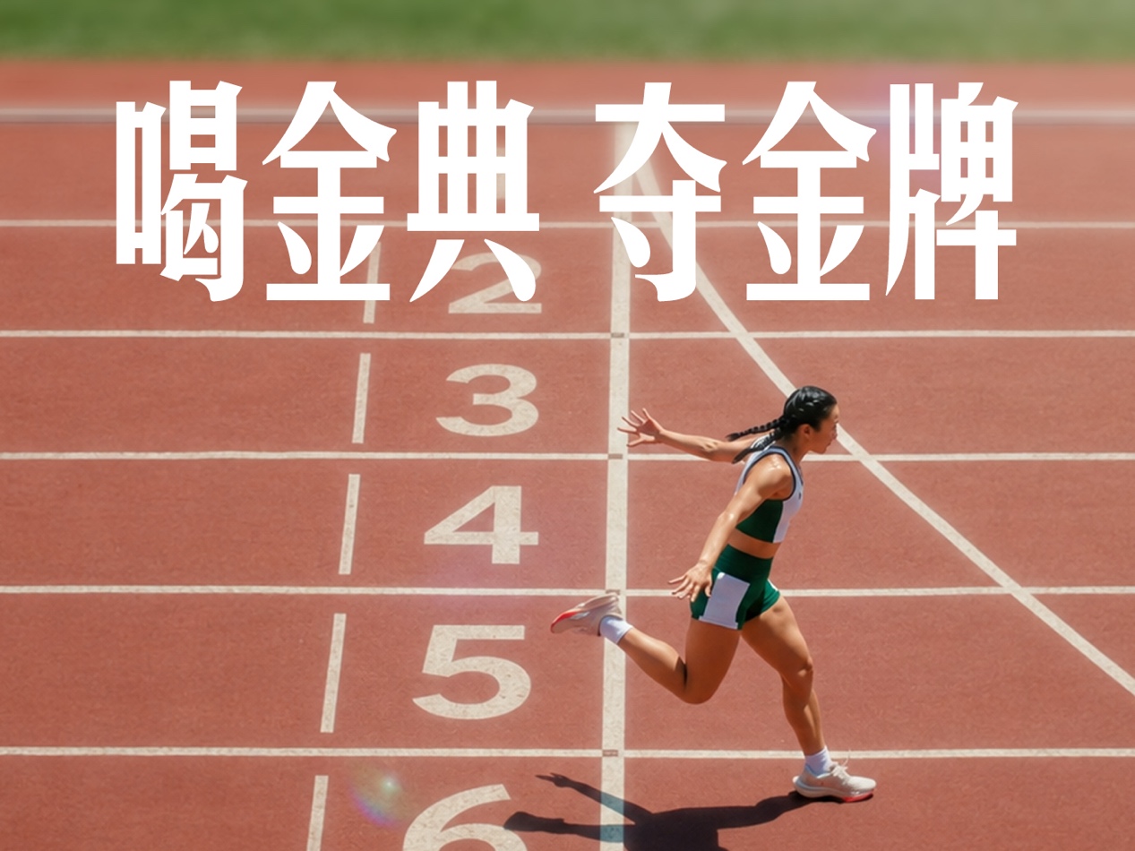 金典亚运海报：喝金典，夺金牌